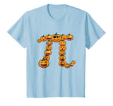Pumpkin Pi Emojis Math Nerd Funny Halloween Teacher T-shirt
