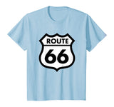 Route 66 tshirt White Highway Sign Shirt