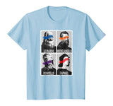 Renaissance Ninja Artists Poster Style Pop Art T-Shirt