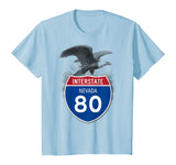 Nevada NV I-80 Highway Interstate Shield TShirt Tee