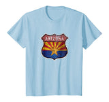 Arizona State Flag Highway Shield T-Shirt