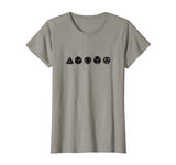 Platonic Solids Math Mathematics Sacred Geometry 3D Shirt