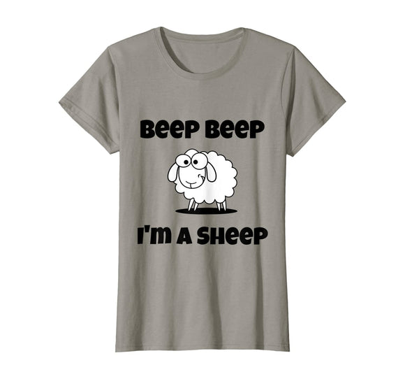 Funny Sheep Farmer Shirts Beep Beep I'm A Sheep Adult Gift T-Shirt