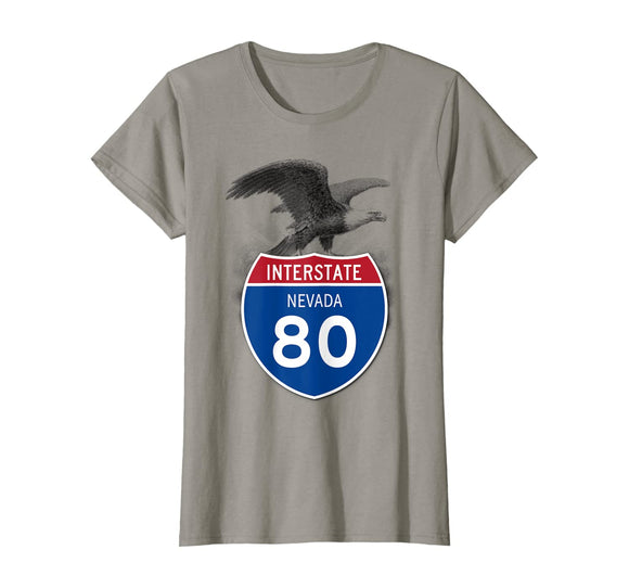 Nevada NV I-80 Highway Interstate Shield TShirt Tee