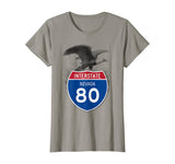 Nevada NV I-80 Highway Interstate Shield TShirt Tee