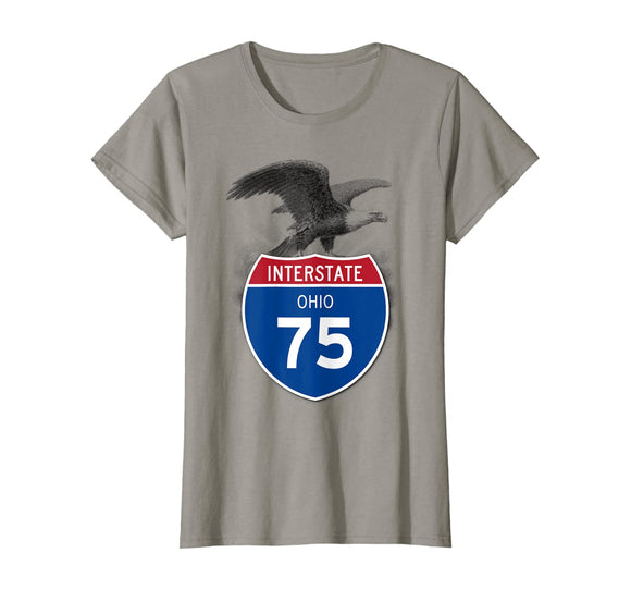 Ohio OH I-75 Highway Interstate Shield TShirt Tee