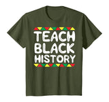 Teach Black History T-Shirt Teacher School African Tribal T-Shirt