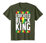 Educated Black King T-Shirt African Pride History Month Gift T-Shirt