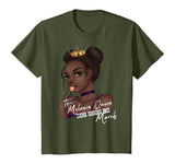 This Melanin Queen Was Born In March Birthday Black History T-Shirt