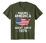 Vintage 40th Birthday Gift Making America Great Since 1979