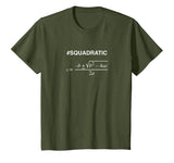#SQUADRATIC Math t-shirt with Quadratic Formula