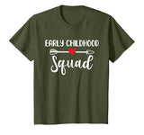 Early Childhood Squad T Shirt for Preschool Math Teachers