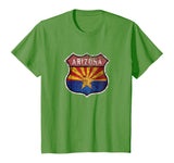 Arizona State Flag Highway Shield T-Shirt