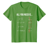 All You Need Is Love Math Equation Funny T Shirt