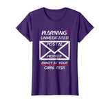 Funny Postal Worker Shirt Unmedicated Annoy at Your Own Risk