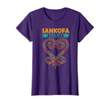 Sankofa African Heart Symbol for Black History Month T-Shirt