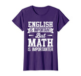 english is important but math is importanter teacher