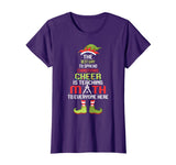 Funny Math Teacher Christmas - Elf Christmas Cheer T-Shirt
