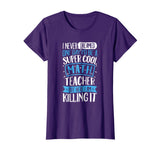 Super Cool Math Teacher T shirt Women Teachers School Gift