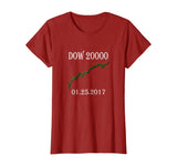 DOW 20000 Stock Market History Making T Shirt