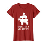 Funny BBQ T Shirt Smoking Meat Smoker Accessories Grilling