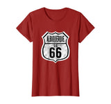Albuquerque New Mexico Historic Route 66 Distressed T Shirt