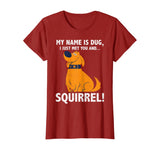 Disney Up My Name is Dug Squirrel Graphic T-Shirt T-Shirt