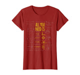 All You Need Is Love Math T shirt - Math Equation T Shirt