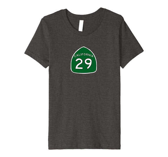 Hand Drawn Green California 29 Highway Sign