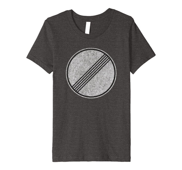 Autobahn Tshirt Germany Highway Speed Limit Ends Sign