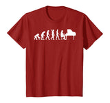 Pianist Evolution T-Shirt Funny Piano Player Cool Gift