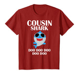 Cousin Shark T-Shirt Doo Doo Doo Funny Cousin Birthday Gift T-Shirt