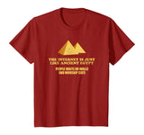 Funny History Shirt Ancient Egypt Cat Internet Humor Gift