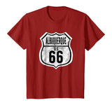 Albuquerque New Mexico Historic Route 66 Distressed T Shirt