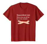 funny good bacon lovers shirt - Snaccident, bacon