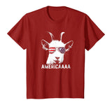 Patriotic Goat 4th of July T shirt Boys Funny Goat Americaaa