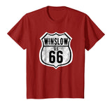 Winslow Arizona Historic Route 66 Distressed Graphic T-Shirt