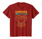 Sankofa African Heart Symbol for Black History Month T-Shirt