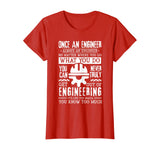 Once An Engineer Always An Engineer Funny Engineers T-Shirt