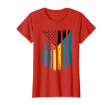 Vintage Bahamian American Flag T-shirt Bahamas America