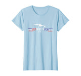 Red White And Pew Funny Gift Guns T-Shirt