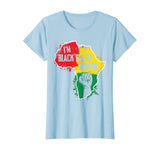 Black History Month Shirt Men Women I'm Black African Tribe T-Shirt