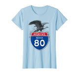 Nevada NV I-80 Highway Interstate Shield TShirt Tee