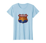 Arizona State Flag Highway Shield T-Shirt
