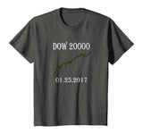 DOW 20000 Stock Market History Making T Shirt