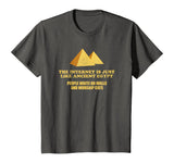 Funny History Shirt Ancient Egypt Cat Internet Humor Gift