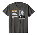 Booker T. Washington Quote Black History Month T-Shirt