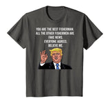 Trump Fisherman Funny Fisher Hook Gifts Shirt