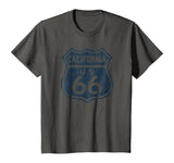 California Historic Route 66 Retro Distressed Graphic Shirt