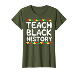 Teach Black History T-Shirt Teacher School African Tribal T-Shirt
